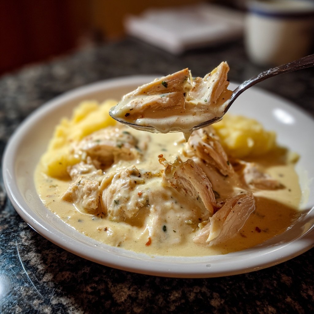 Hausmannskost Cremiges Hähnchen mit Kartoffelpüree