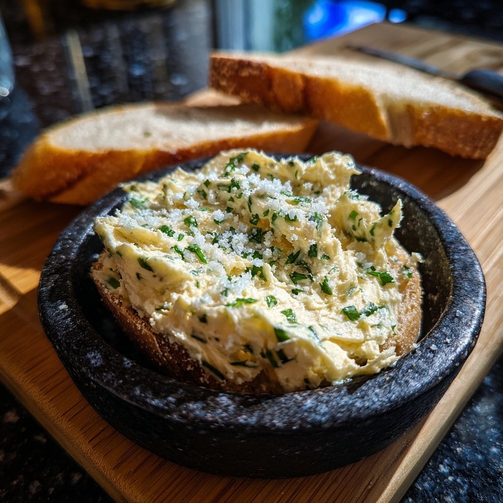 Kräuterbutter Mit Meersalz