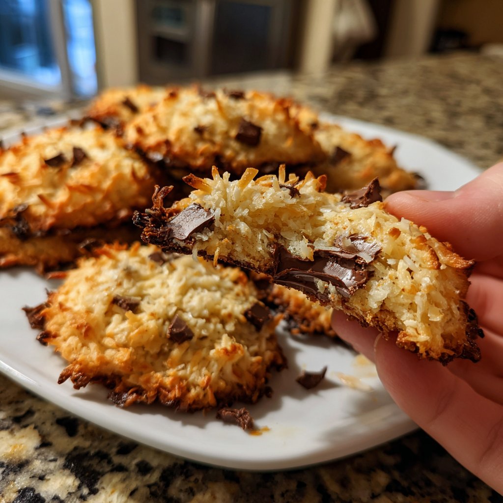 Cookies mit Kokos und Schokolade