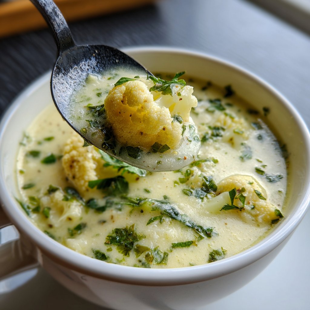 Blumenkohlsuppe ohne Sahne