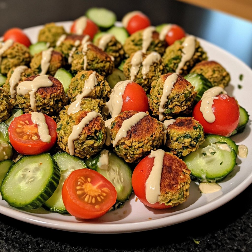 Falafel auf Salat