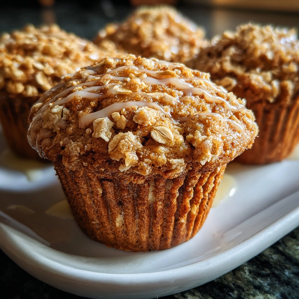 Muffins mit Hafermehl