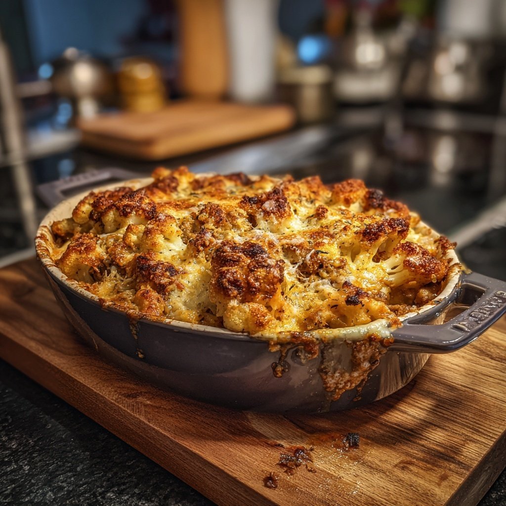Blumenkohlauflauf mit Hackfleisch