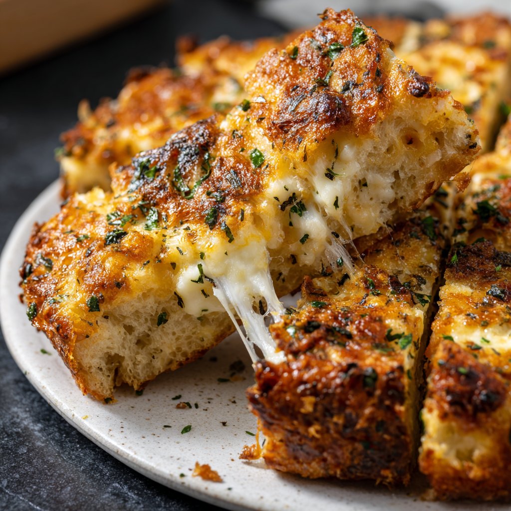 Zupfbrot Mit Käse Und Kräutern