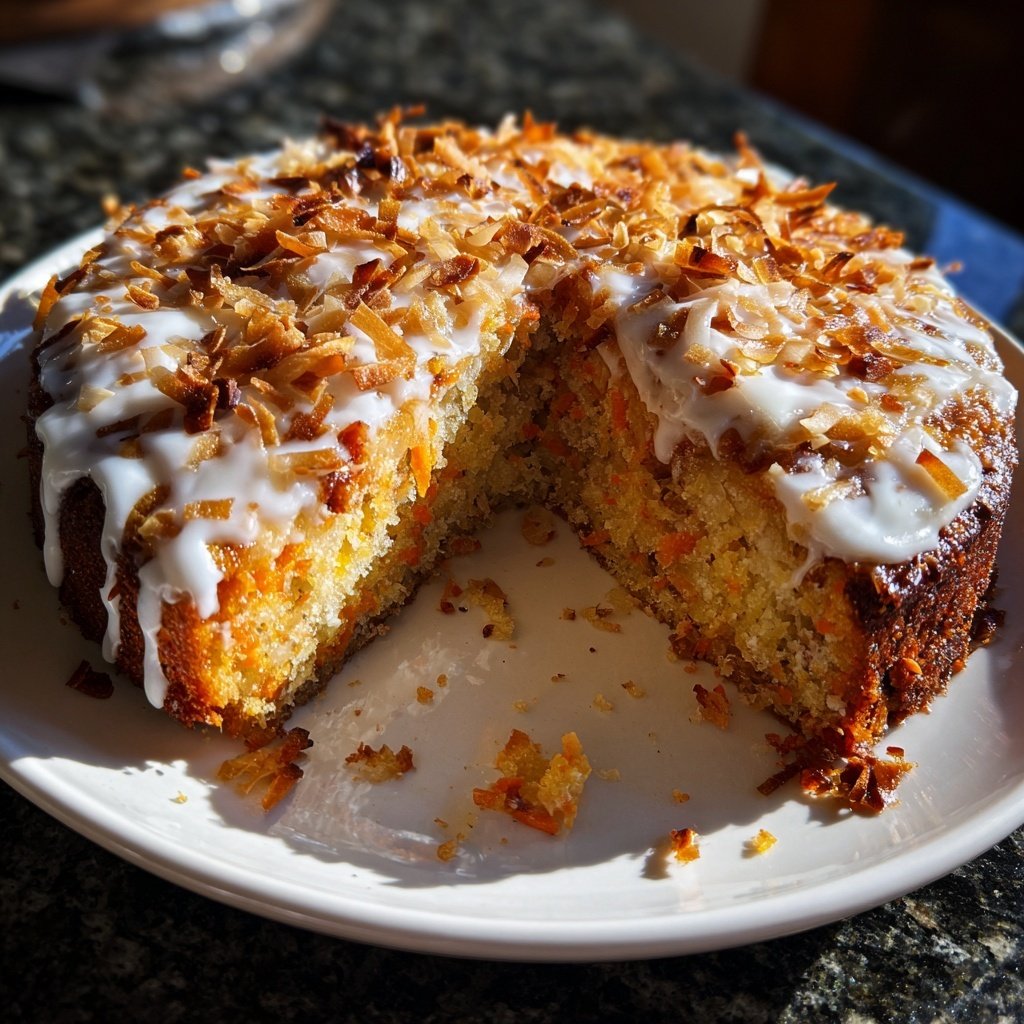 Karottenkuchen Mit Kokos