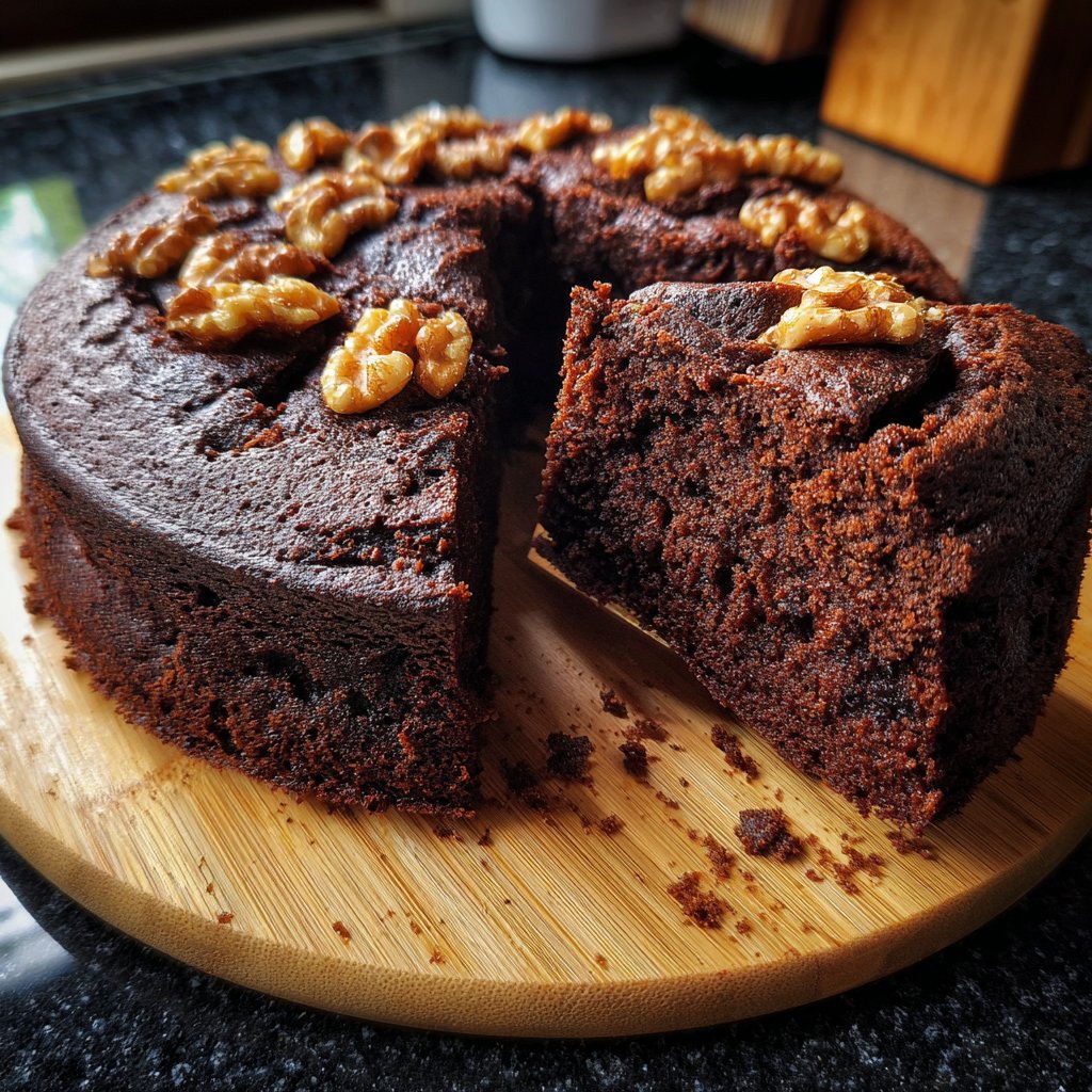 Gesunder Schokoladenkuchen ohne Zucker