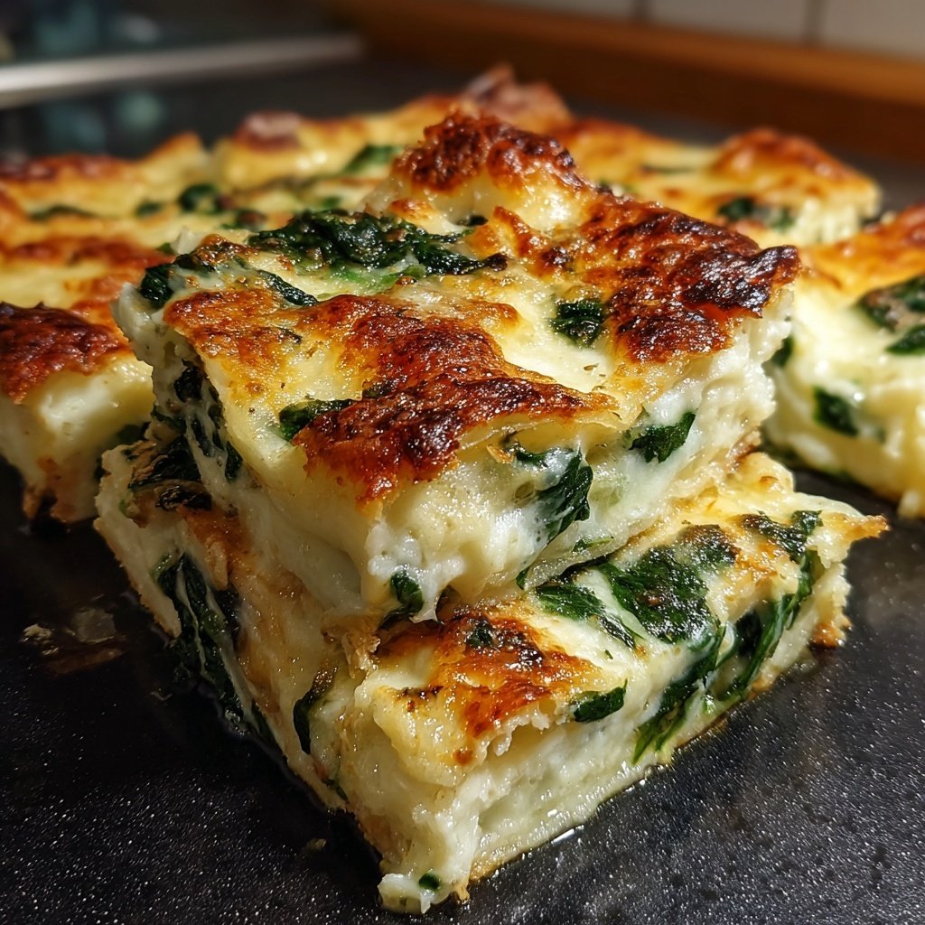 Lasagne mit Spinat und Ricotta