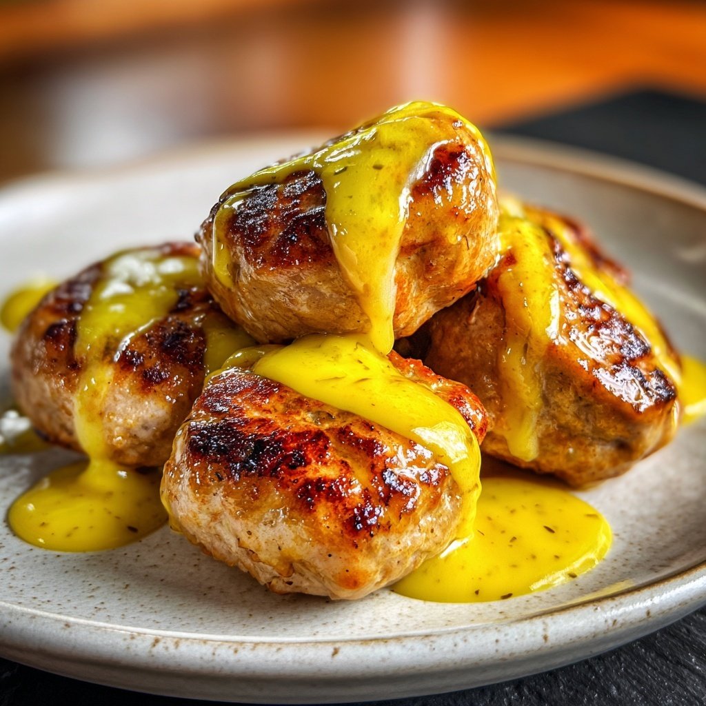 Kalbsmedaillons mit Zitronensauce