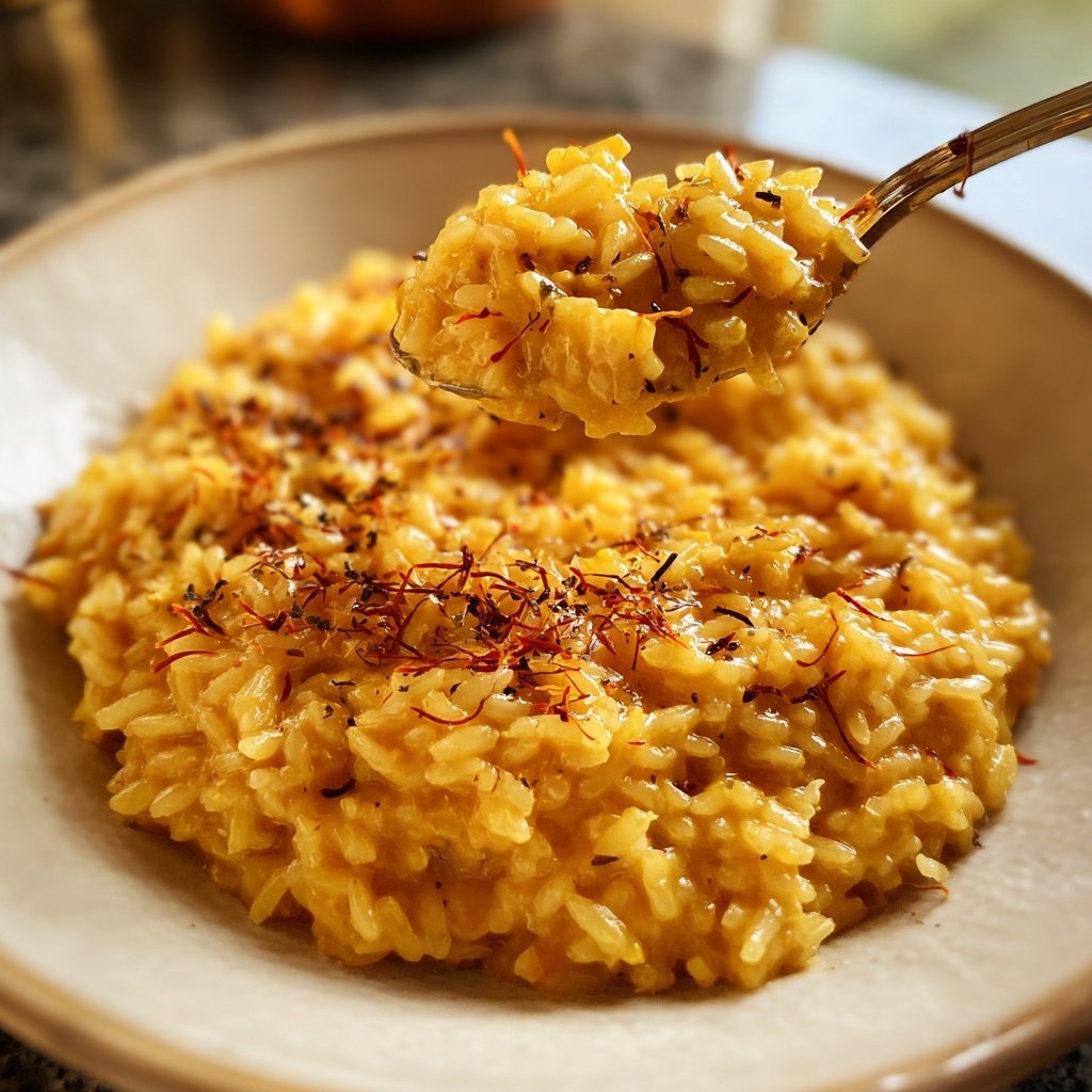 Safranrisotto für ein besonderes Dinner