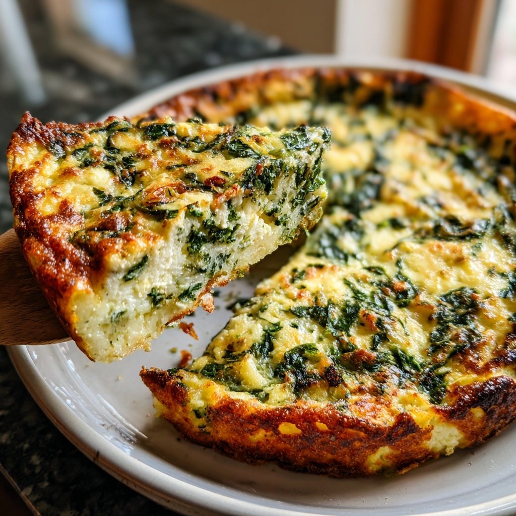 Pfannkuchen mit Spinat