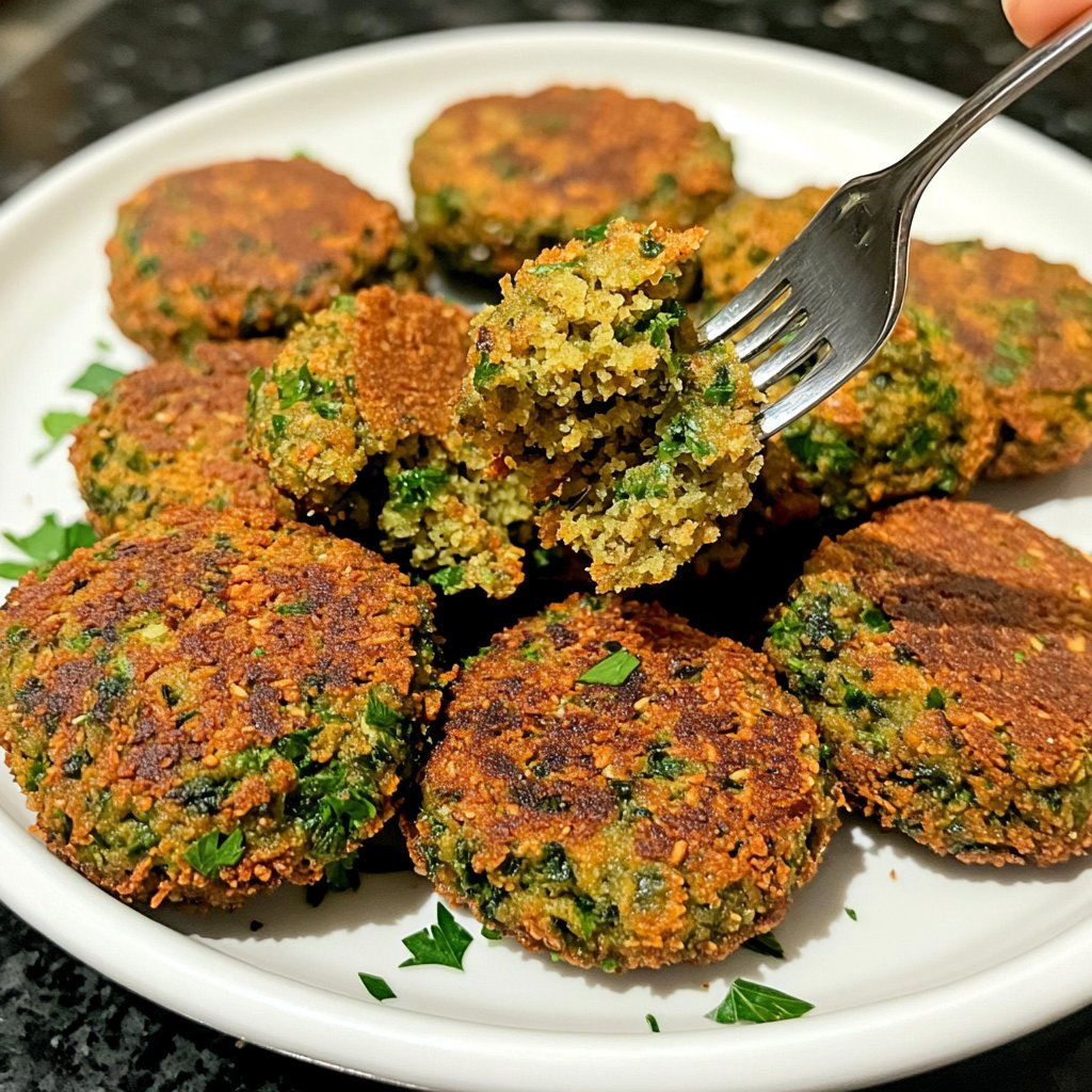 Falafel mit Petersilie