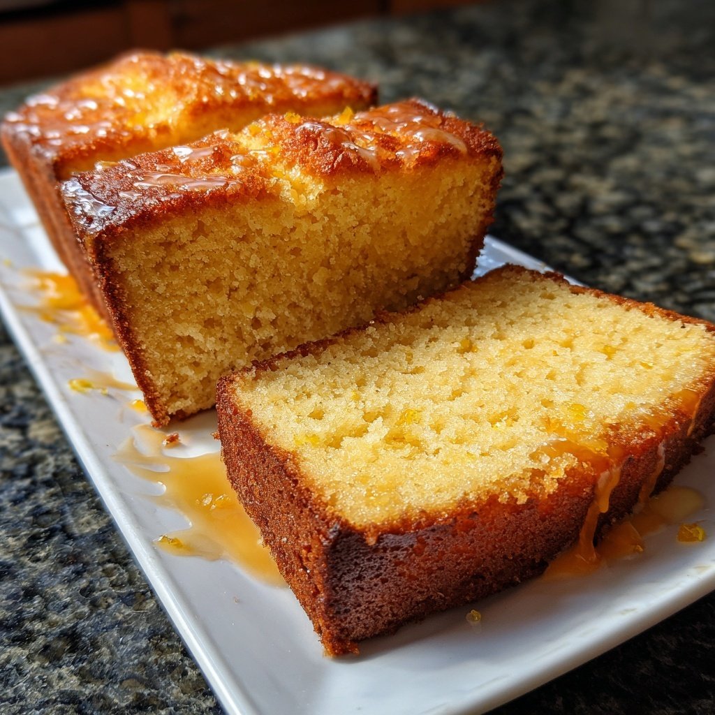 Zitronenkuchen mit Honig